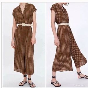 Zara Polka Dot Jumpsuit